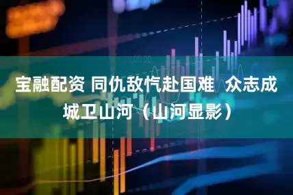 宝融配资 同仇敌忾赴国难  众志成城卫山河（山河显影）